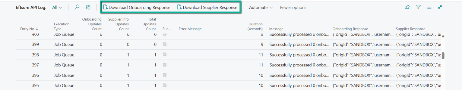 Eftsure Setup
