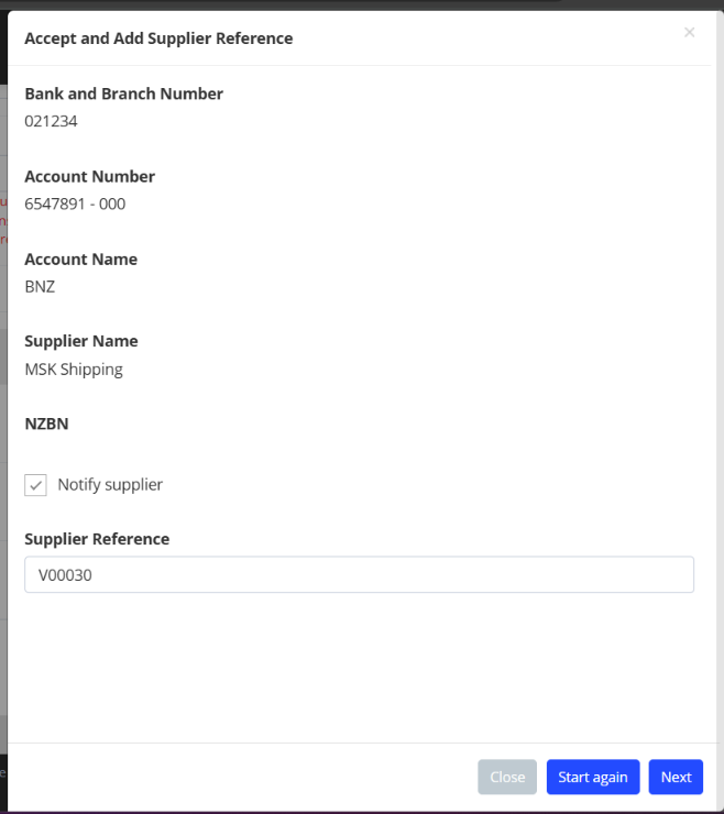 Supplier Onboarding