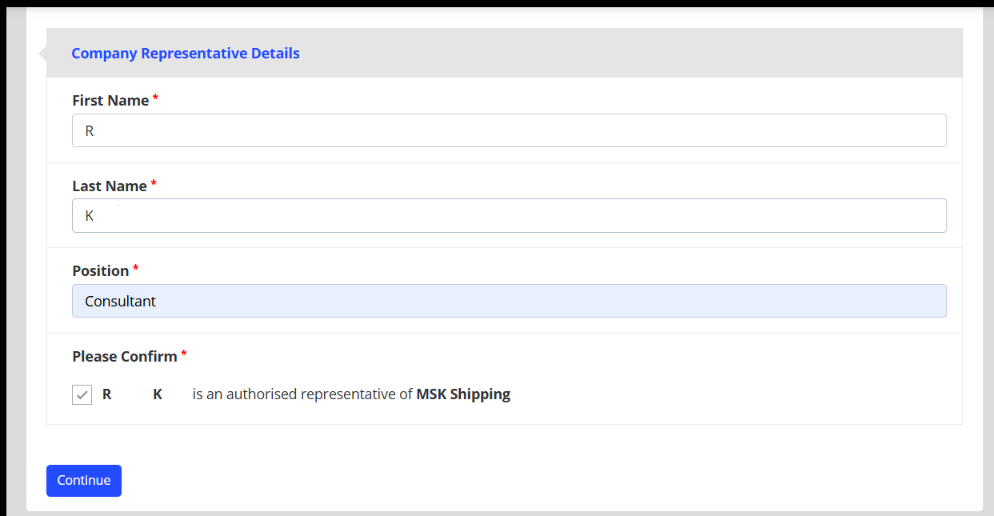 Supplier Onboarding