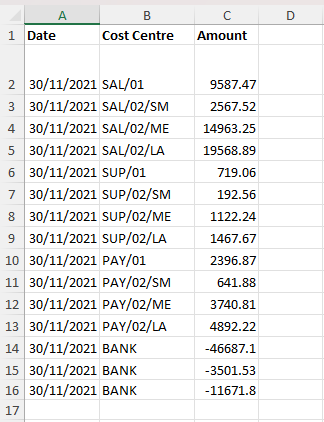 Excel File