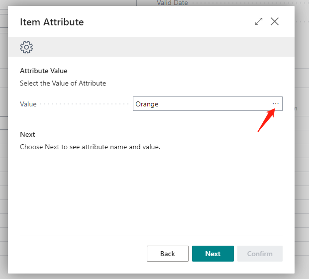 Promotion Item Attribute Value