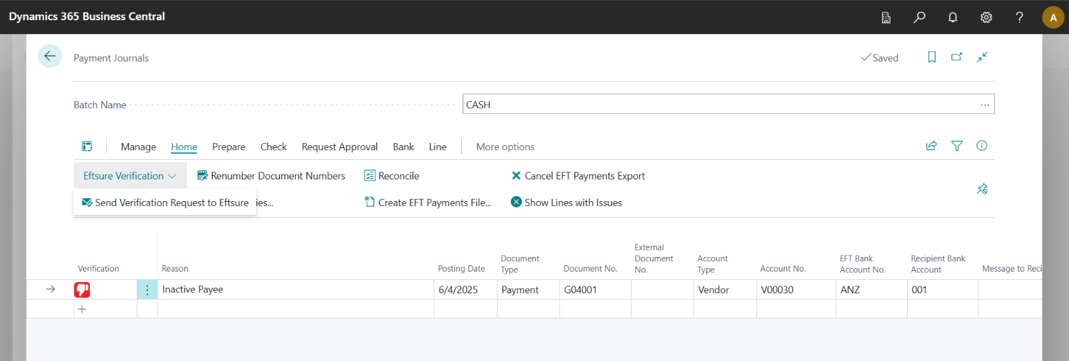 Payment Verification