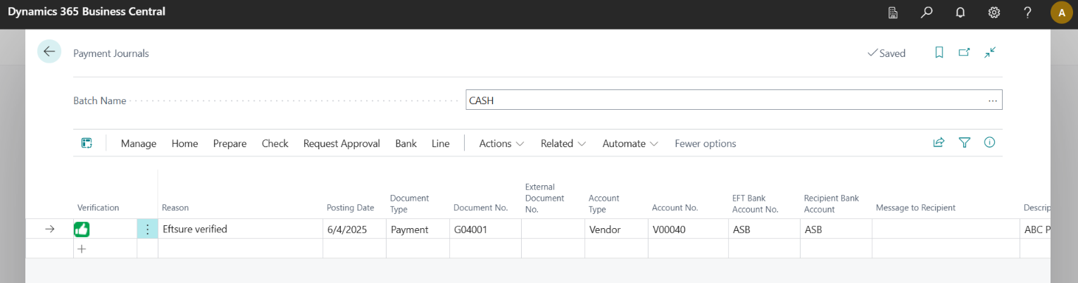 Payment Verification