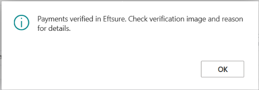 Payment Verification