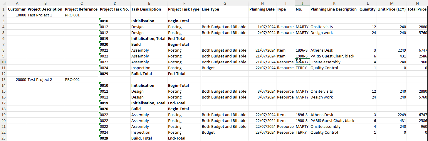 Project-ImportFileWithBudget