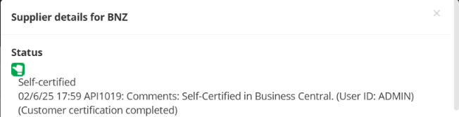 Supplier Onboarding