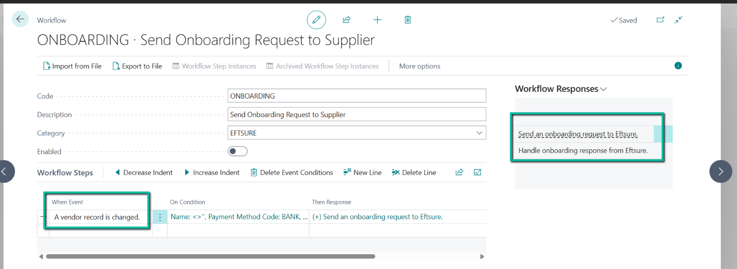 Eftsure Setup