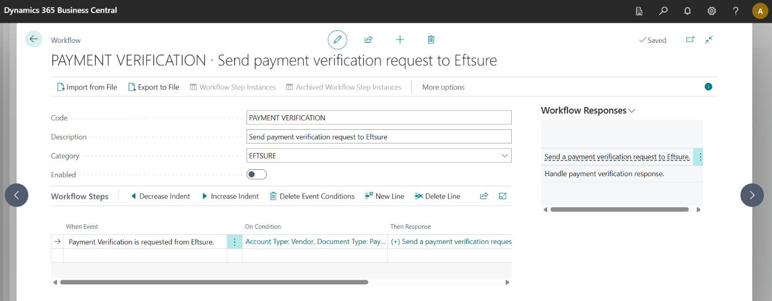 Eftsure Setup