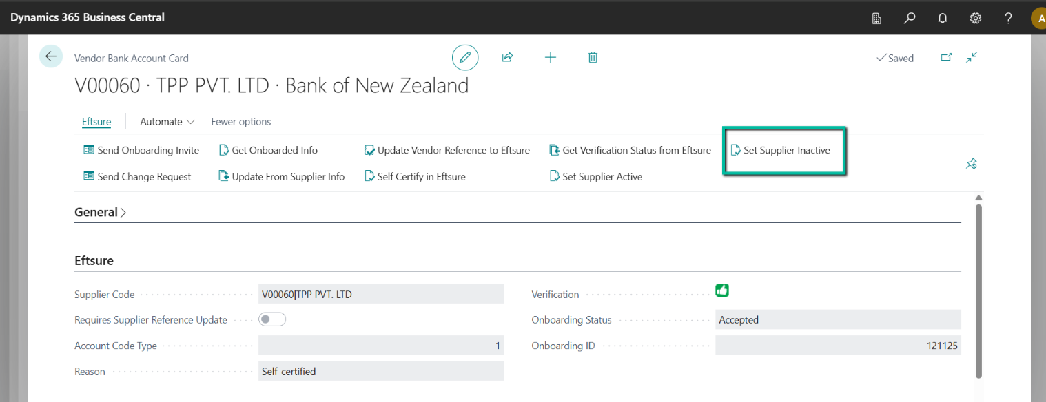 Supplier Onboarding