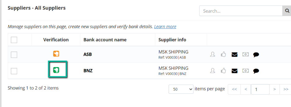 Supplier Onboarding